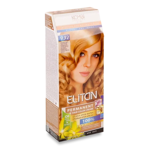 Крем-фарба Elitan intensive 9.32 Швед св-св русяв