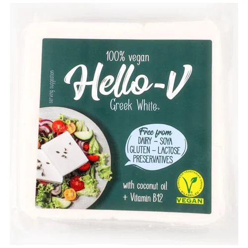 Сир веганський Hello-V Грецький білий 200г