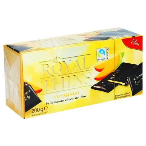 Цукерки Halloren Royal Thins Манго 200г