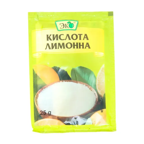 Кислота лимонна Еко моногідрат 25г