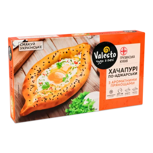 Хачапурі По-Аджарськи Заморожене З Ароматними Прянощами, к/у 300г