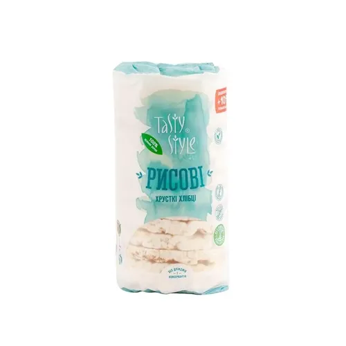 Хлібці Tasty Style хрусткі рисові м/уп 110г