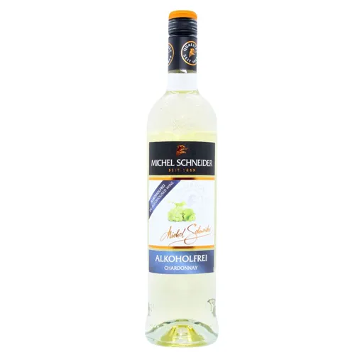 Вино Michel Schneider Chardonnay безалкогольне біле напівсолодке 0,75л