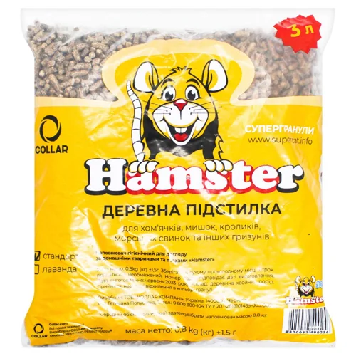 Підстилка Collar Hamster для гризунів 800г
