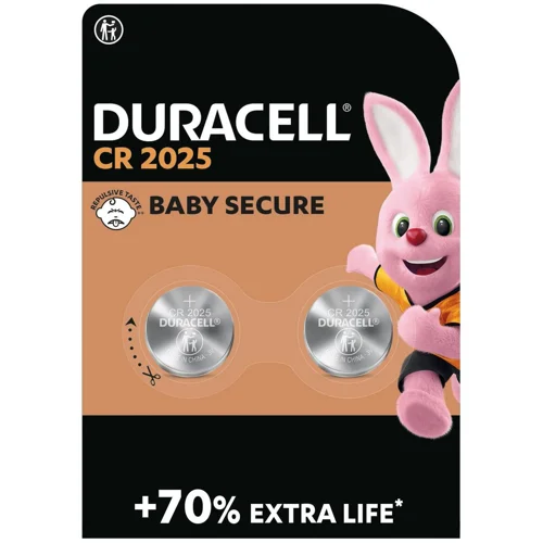 Батарейки Duracell CR2025 спеціалізовані літієві 2шт
