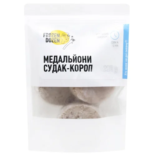 Медальйони Frozen Dozen судак-короп 280г