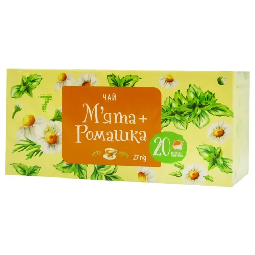 Чай 7 М'ята + Ромашка 20шт