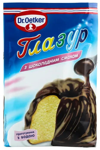 Глазур з шоколадним смаком 100г Dr. Oetker