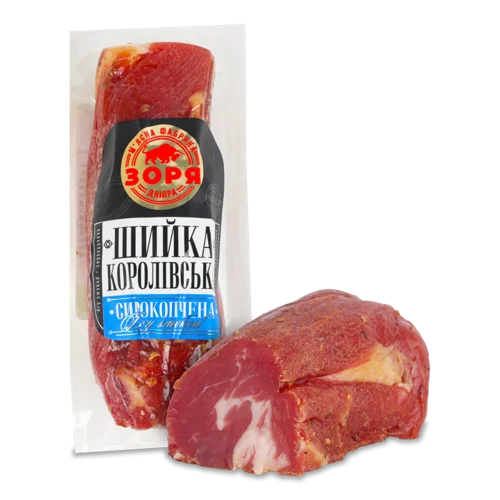 Шийка Напівкопчена Королівська Зоря Дніпра, 1 кг