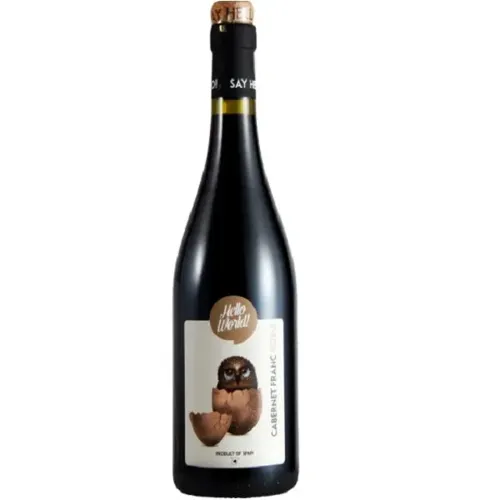 Вино Hello world Cabernet Franc, червоне, сухе, 14%, 0,75л