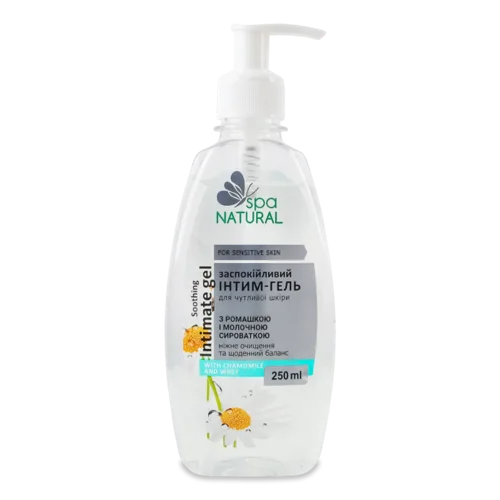 Інтим-гель Natural Spa заспокійливий ромашка, молочна сироватка