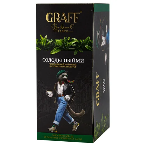 Чай зелений Graff Osmanthus байховий 20шт*1,5г