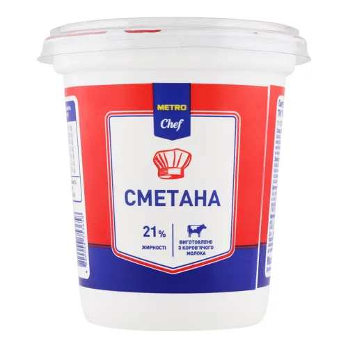 Сметана 21% Metro Chef 350г