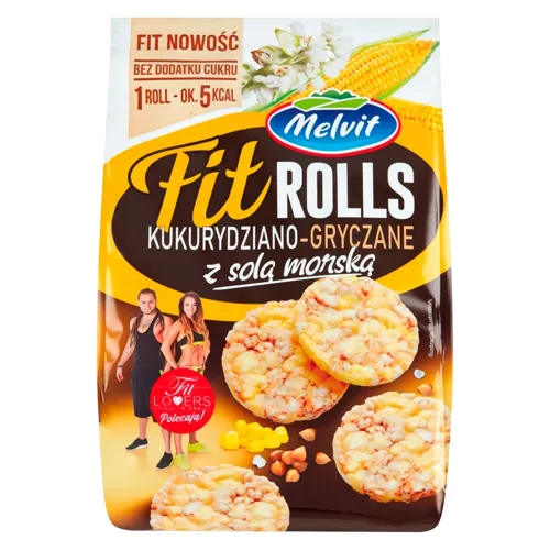 Хлібці Melvit кукурудзяно-гречані з морською сіллю 60г