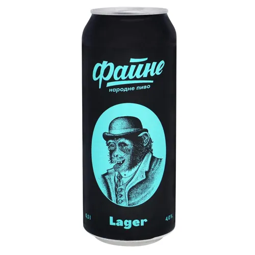 Пиво Файне Lager світле 4% 0,5л