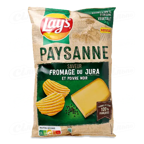 Чіпси Lay's картопляні хвилясті зі смаком сиру пармезан 120г