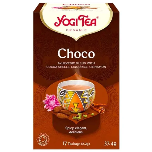 Фіточай Yogitea з какао-шкаралупами, лакрицею та кардамоном 2,2г*17шт