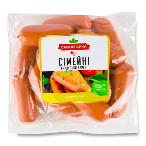 Сардельки Самобранка Сімейні варені кг