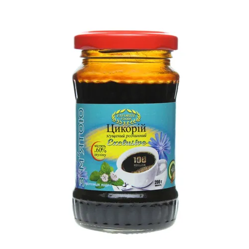 Цикорій згущений розчинний з м'ятою ТМ "FAVORITE FOODS" с/б 200г