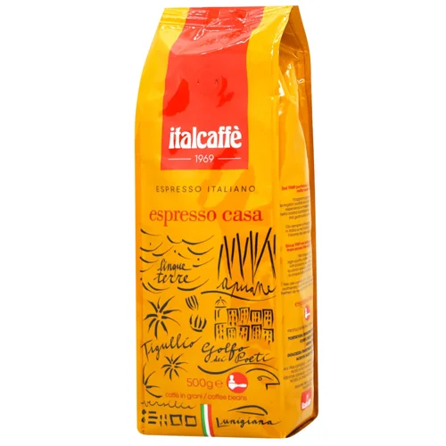 Кава в зернах Italcaffe Espresso Casa 500г