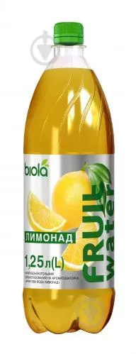 Напій Біола Fruit Water Лимонад 1.25л