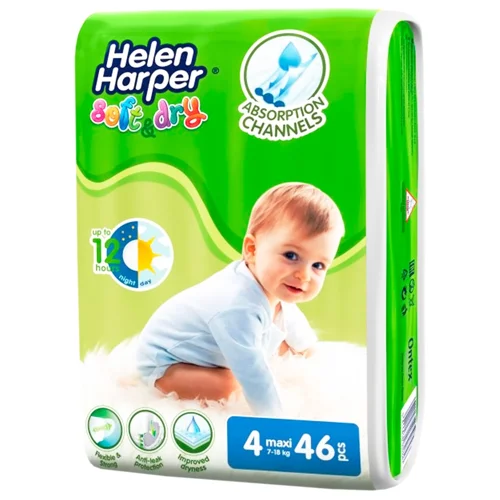 Підгузки Helen Harper Soft&Dry Maxi 4 9-14кг 46шт