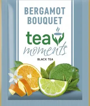 Чай черний Tea Moments Бергамотовий букет зі смаком бергамота 50 сашетів