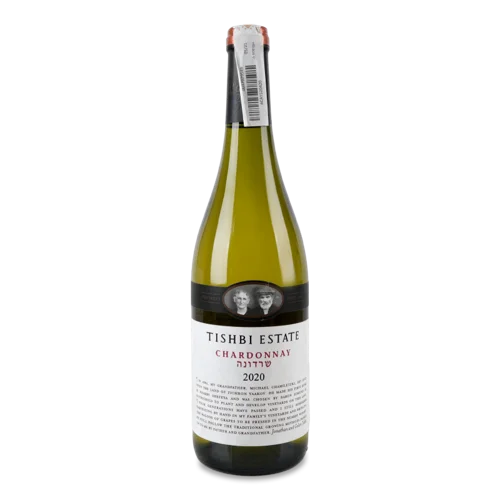 Вино Біле Сухе Chardonnay Estate Tishbi 0.75л 14% к/у