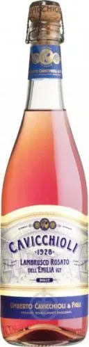 Вино ігристе рожеве н/сол GIV Cavicchioli Lambrusco Emilia 0.75л