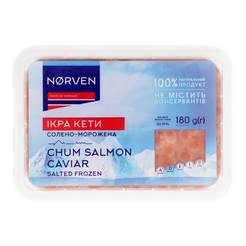 Ікра кети солоно-морожена Norven 180г