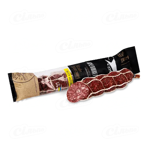 Ковбаса «Алан Спец Цех» «Брауншвейгська» сиров'ялена вищого ґатунку, кг