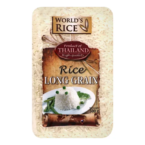 Рис довгозернистий World's Rice м/у 500г