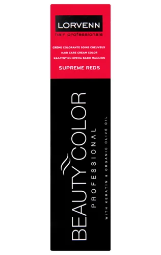 Крем-фарба Для Волосся Beauty Color №6.65 Lorvenn, Вищого ґатунку, 100 мл