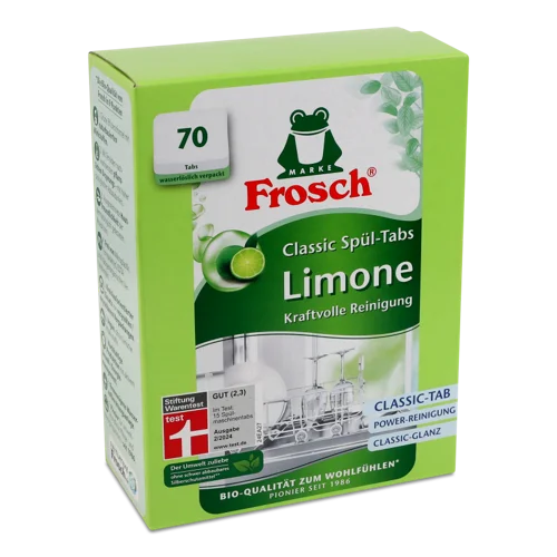 Посудомийні таблетки Лимон Frosch, 70 шт, в/ґ