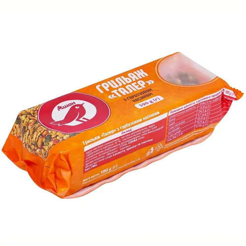Грильяж Auchan Талер з гарбузовим насінням 190г