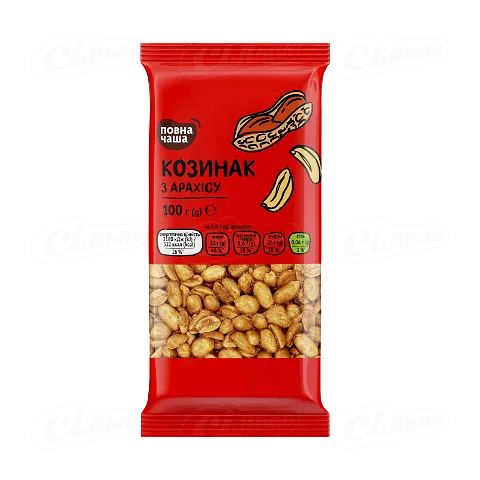 Козинак «Повна Чаша»® з арахісу, 100г