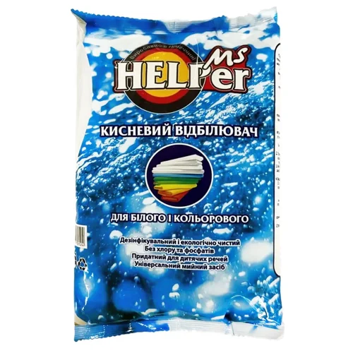 Плямовивідник Ms Helper кисневий для білих та кольорових тканин 900г