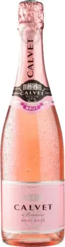 Вино ігристе рожеве брют Calvet Cremant de Bordeaux Brut rose 0.75л