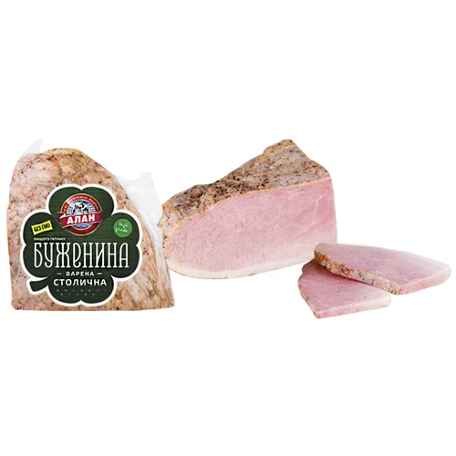 Буженина Алан Столична варена вищого гатунку