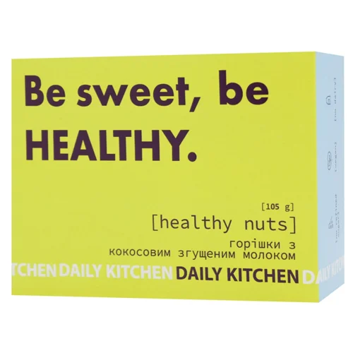 Горішки Daily Kitchen Healthy Nuts з кокосовим згущеним молоком 6шт 105г