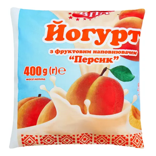 Йогурт 2.5% Персик Віта м/у 400г