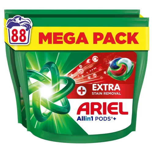 Капсули для прання Ariel Pods Екстрасила для виведення плям 88шт
