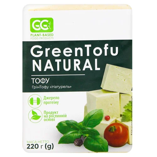 Сир тофу GreenGo Натурель соєвий 220г