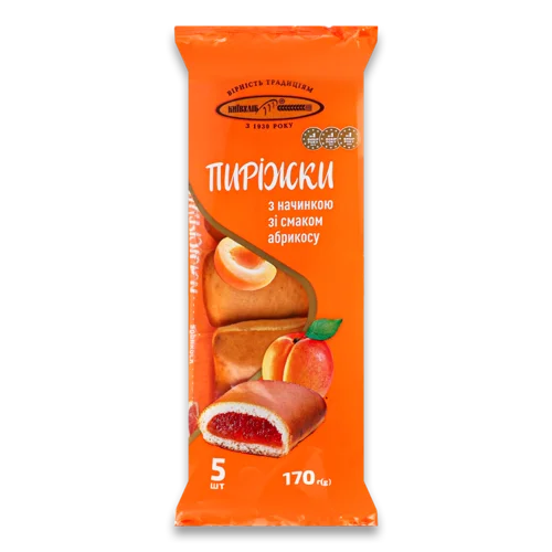 Пиріжки З Начинкою Зі Смаком Абрикосу, В/ґ, 170г