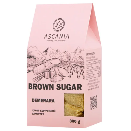 Цукор Асканія-Пак Dry Demerara коричневий 300г