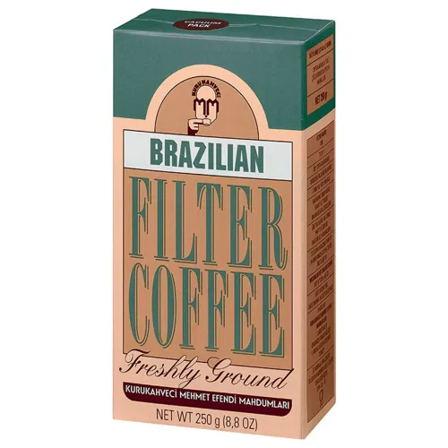 Кава Kurukahveci Mehmet Efendi Brazilian мелена 250г
