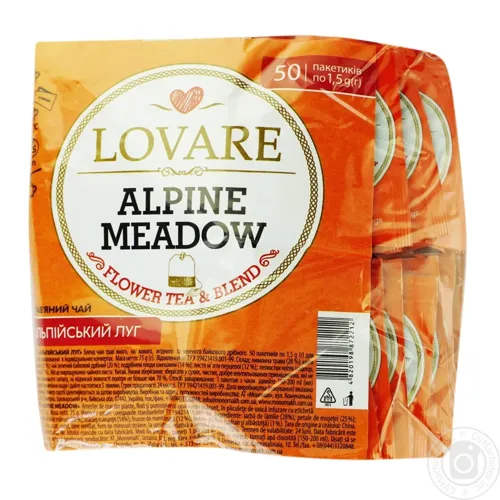 Чай Lovare Альпійський Луг 50шт*1,5г