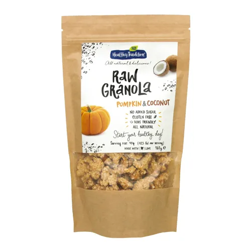 Сніданок сухий Гарбуз-кокос Yellow granola Healthy Tradition д/п 160г