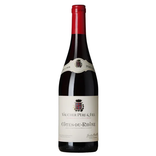 Вино Vaucher Cotes Du Rhone червоне сухе 14% 0,75л