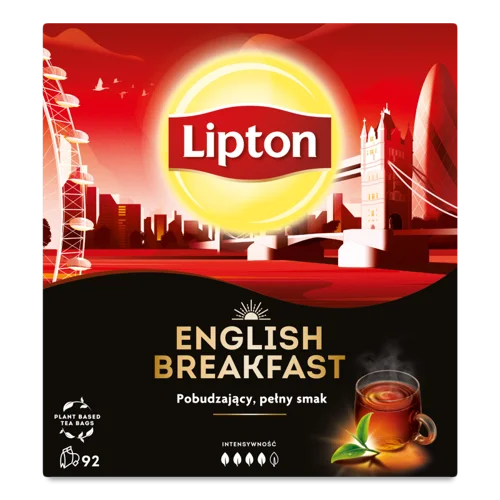 Чай Чорний English Breakfast Lipton, вищого ґатунку, к/у 184 г